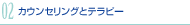 カウンセリングとテラピー